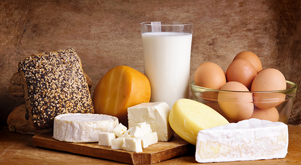 les produits laitiers